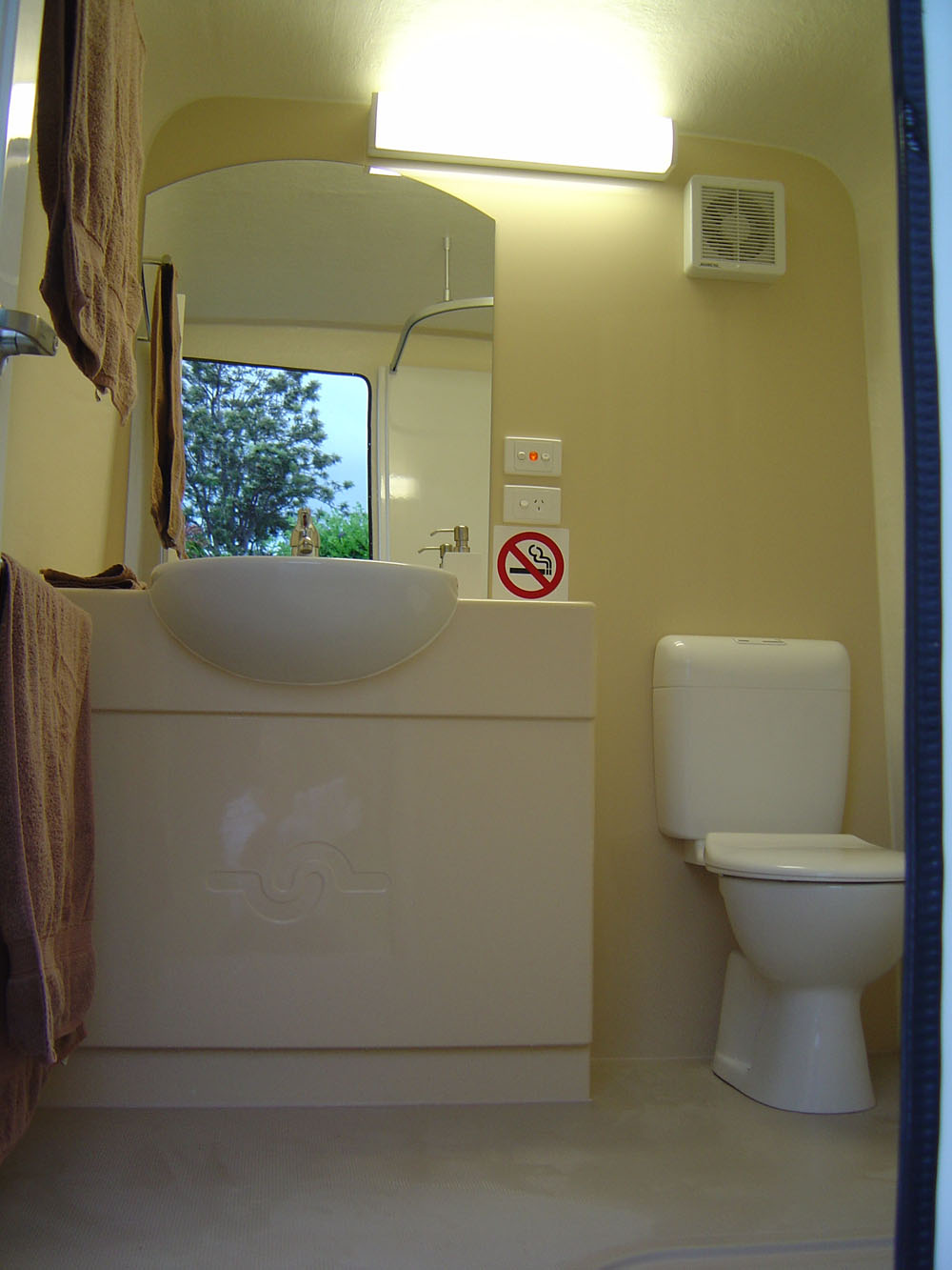 portable bathrooms bathroom toilet vanity mirror mobile wheels
